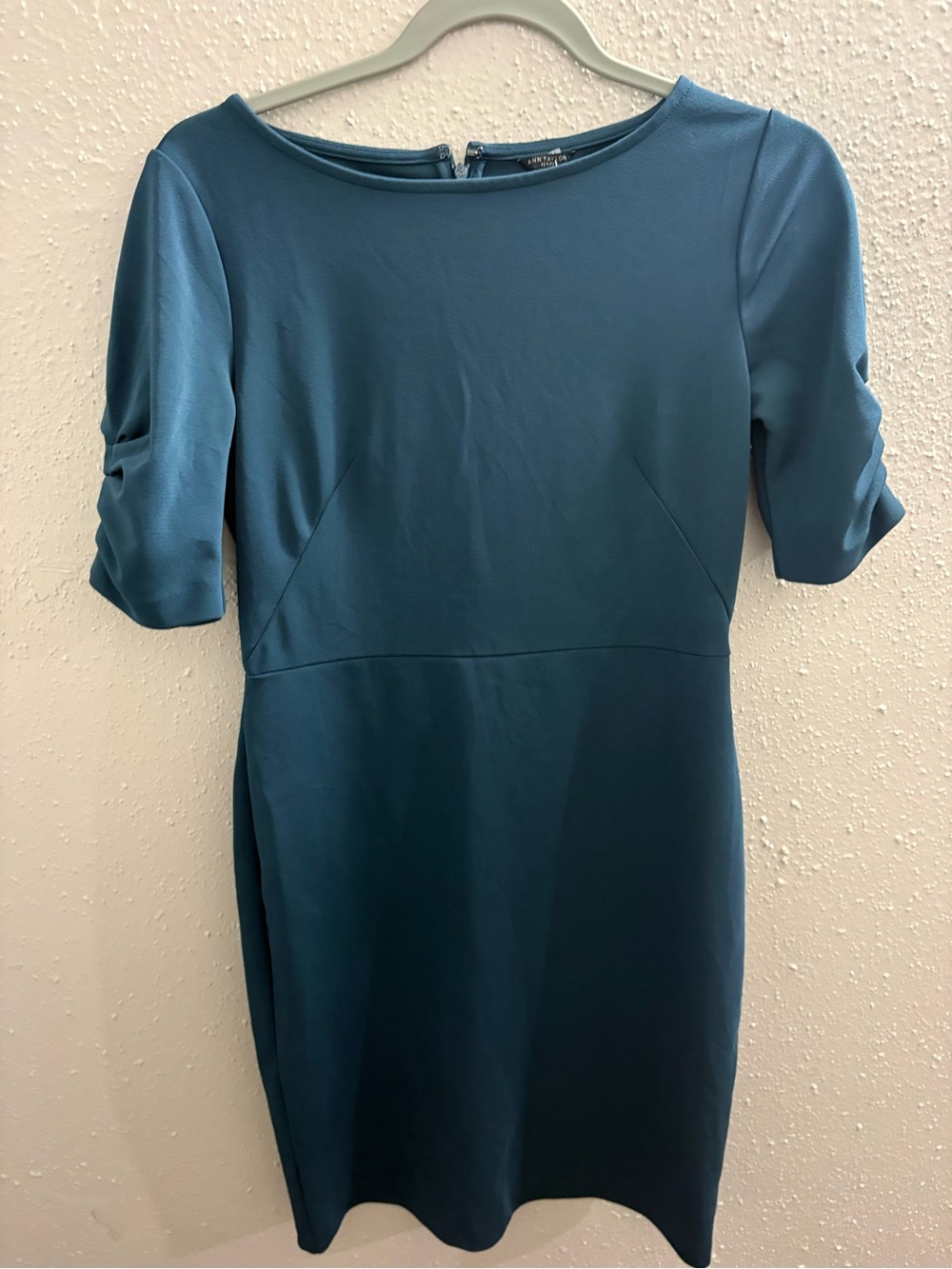 Classic Teal Sheath Dress - Women
